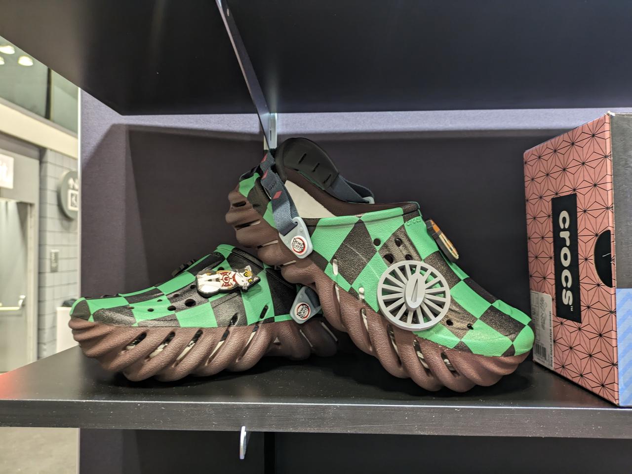 Photo of Demon Slayer Crocs display