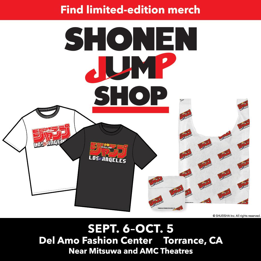 A promotional image of Viz Media's Shonen Jump Pop-Up shop