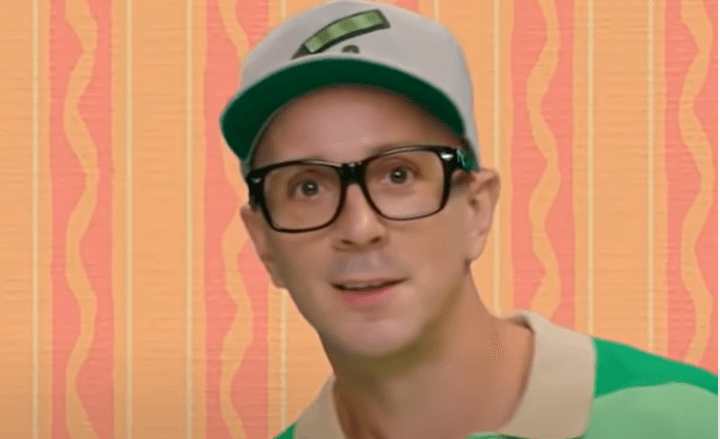 Still from recent Blues Clues video starring Steve Burns