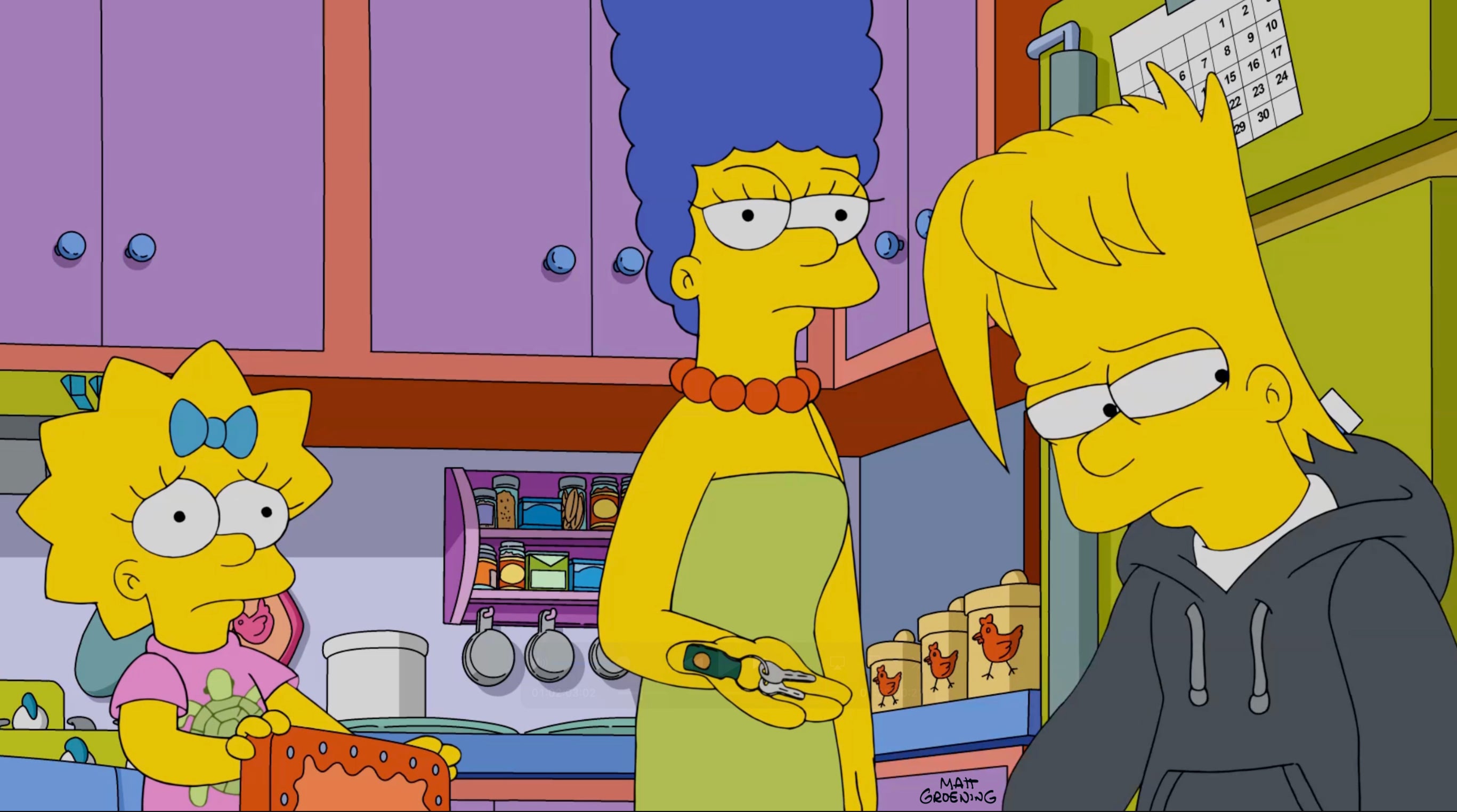 A still from The Simpsons