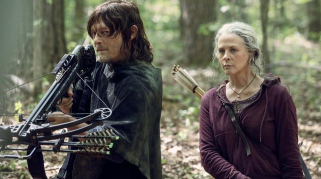 Daryl and Carol on the Walking Dead
