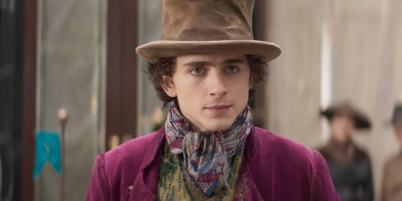 Timothee Chalamet as Willy Wonka in Wonka