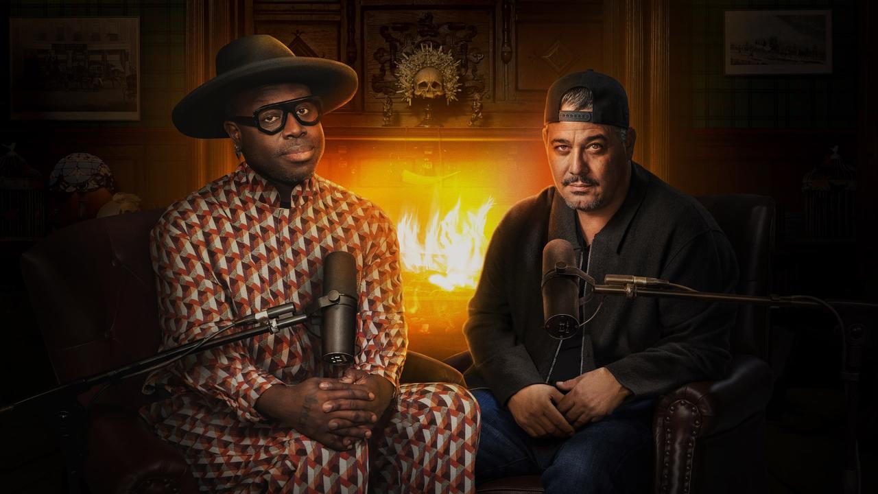 An image of Bob the Drag Queen and Boston Rob on The Traitors podcast