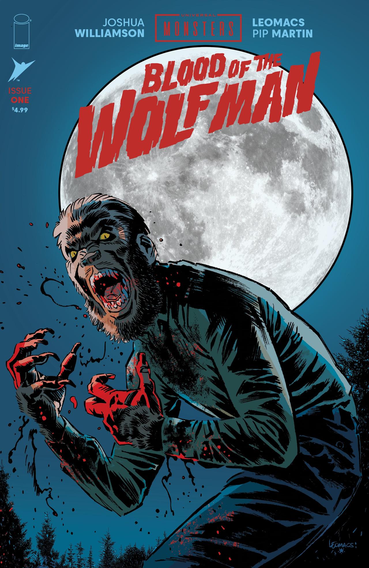 Universal Monsters: Blood of the Wolf Man #1 Cover A by Leomacs & Pip Martin 
