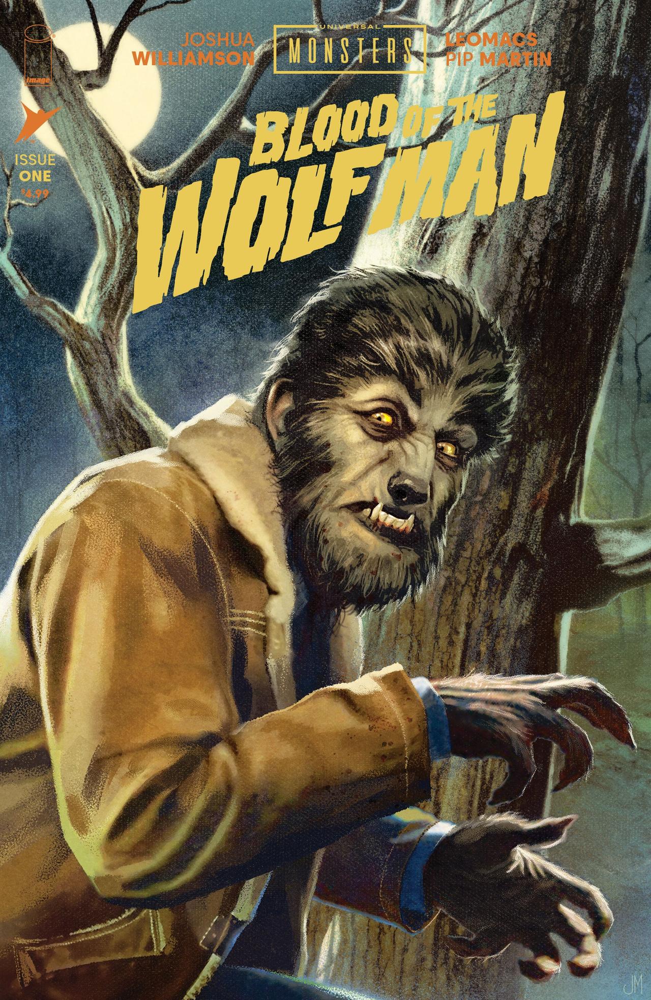 Universal Monsters: Blood of the Wolf Man #1 Cover B by Joshua Middleton  