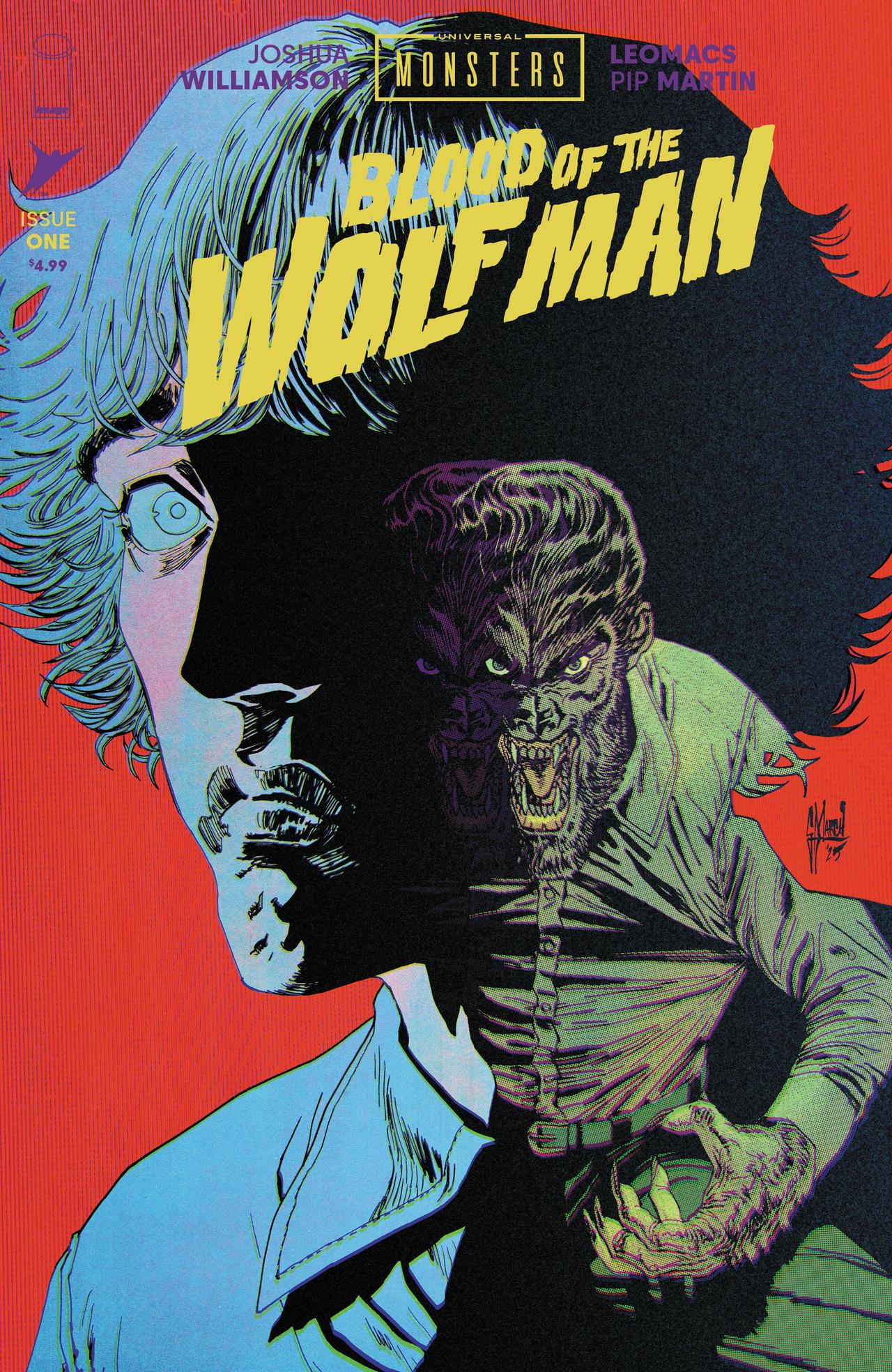 Universal Monsters: Blood of the Wolf Man #1 Cover G (1:100 Incentive) (Foil) by Guillem March (SRP: $5.99) 
