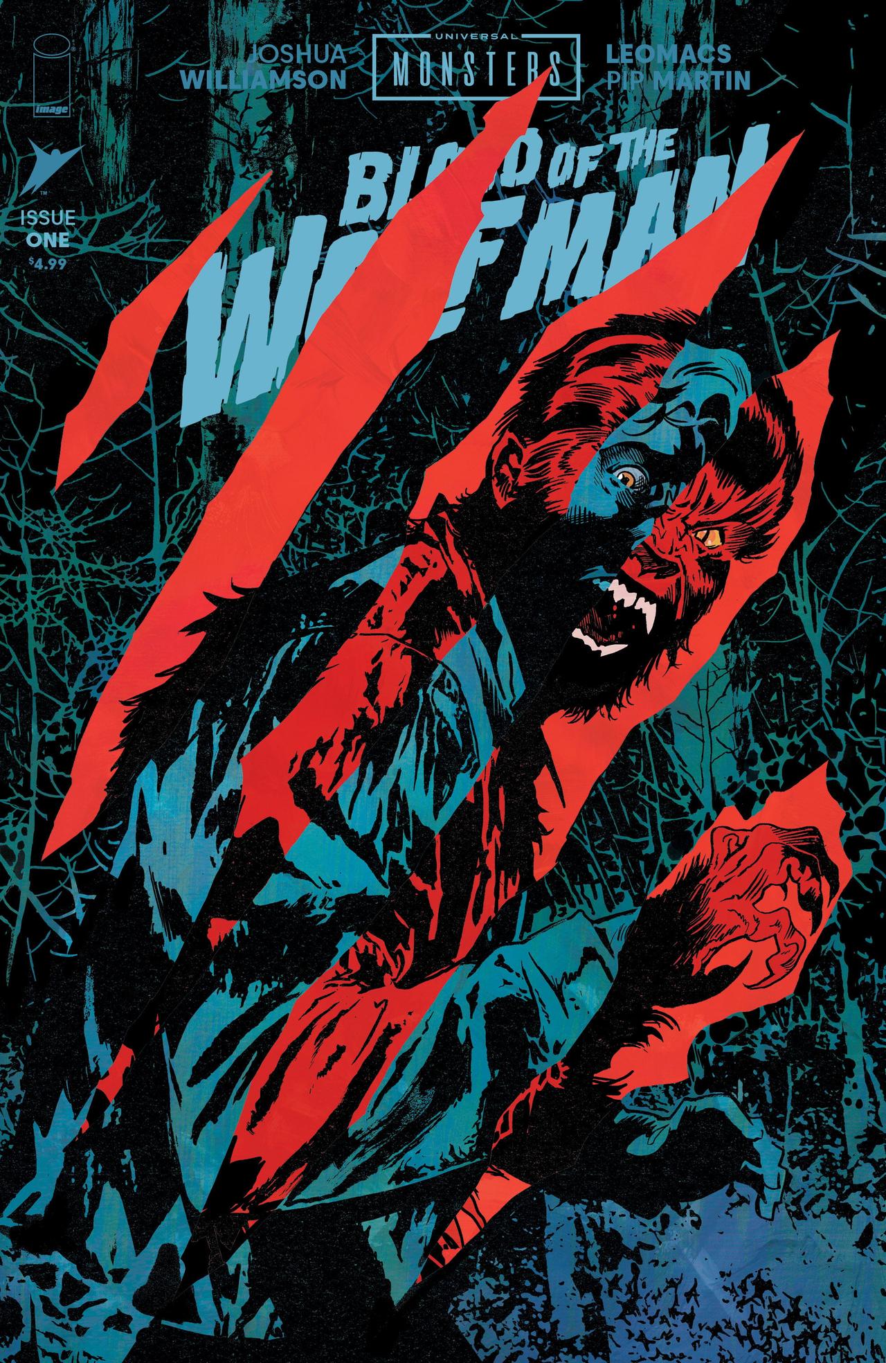 Universal Monsters: Blood of the Wolf Man #1 Cover I (Die Cut Reveal Cover) by Michael Walsh (SRP: $5.99) 