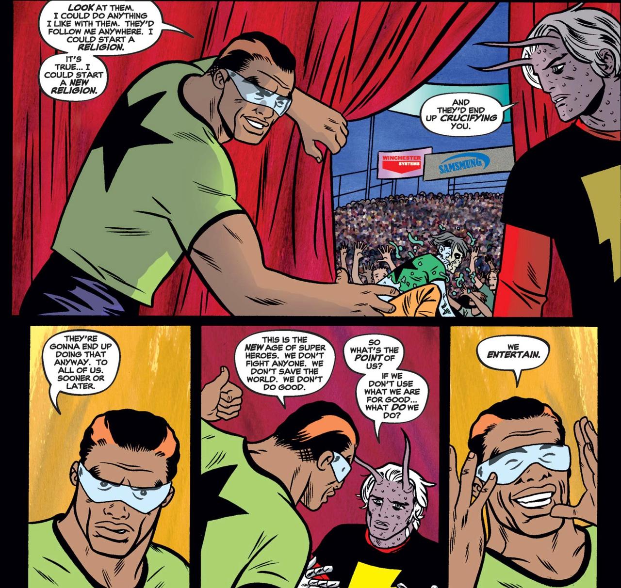 Anarchist and Mister Sensitive in X-Statix #3