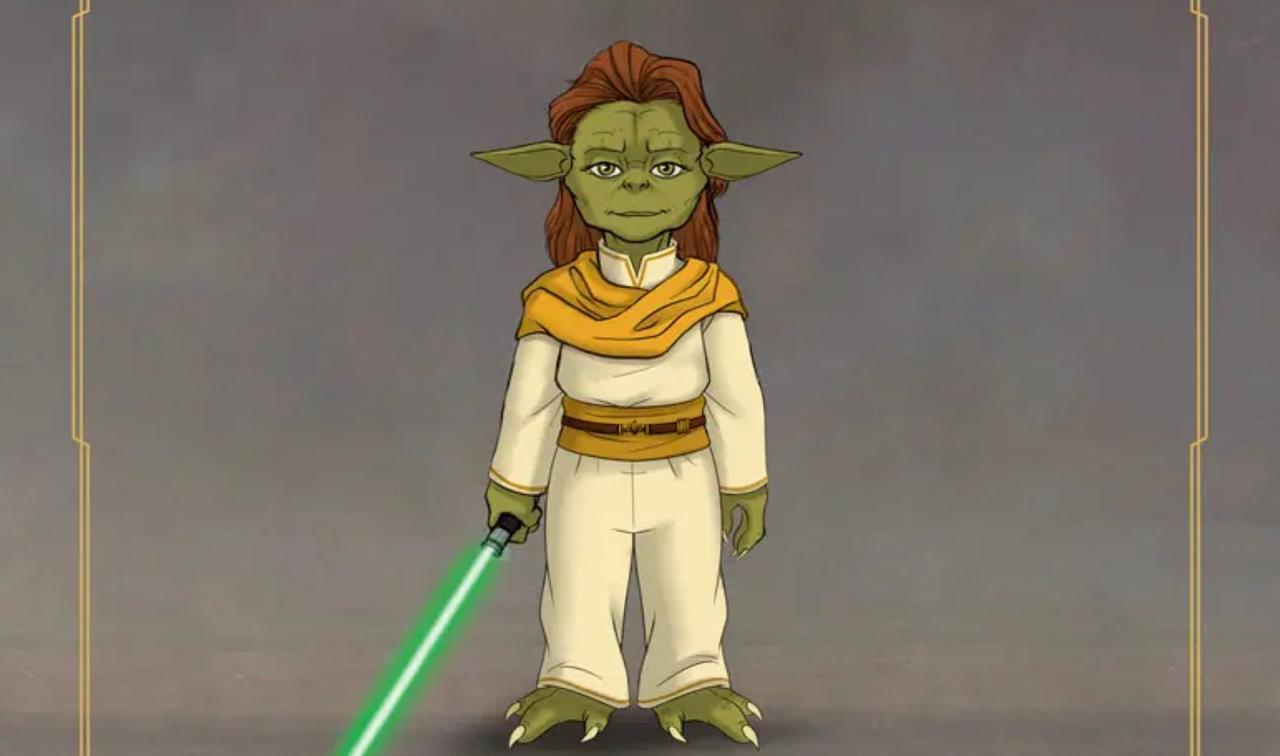 Concept art of Yaddle from Star Wars The High Republic