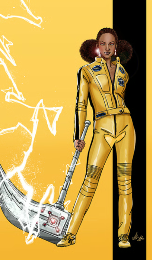 Mutiny: Black Girl Magik pin-up