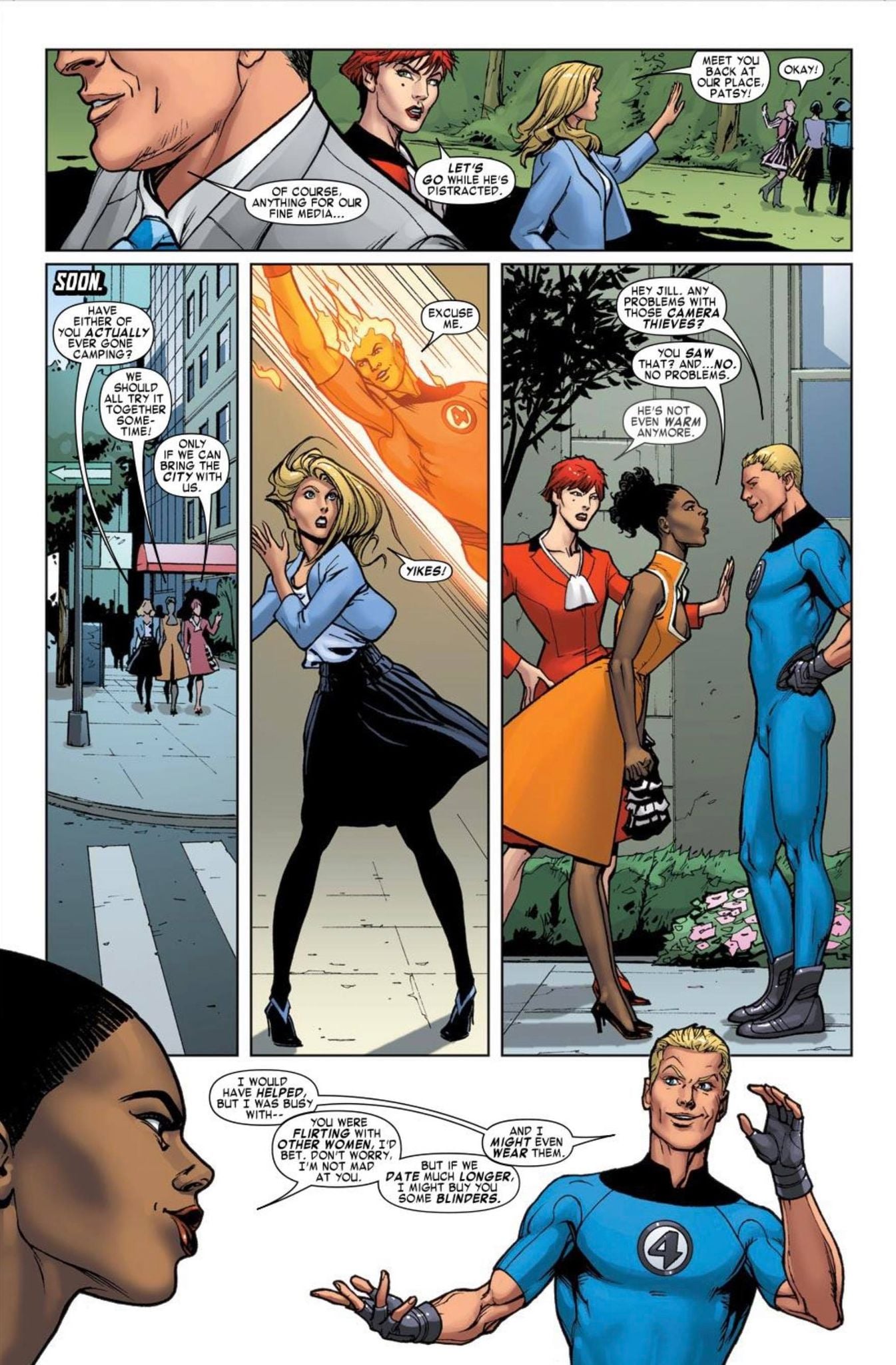 Jill Jerold and the Human Torch