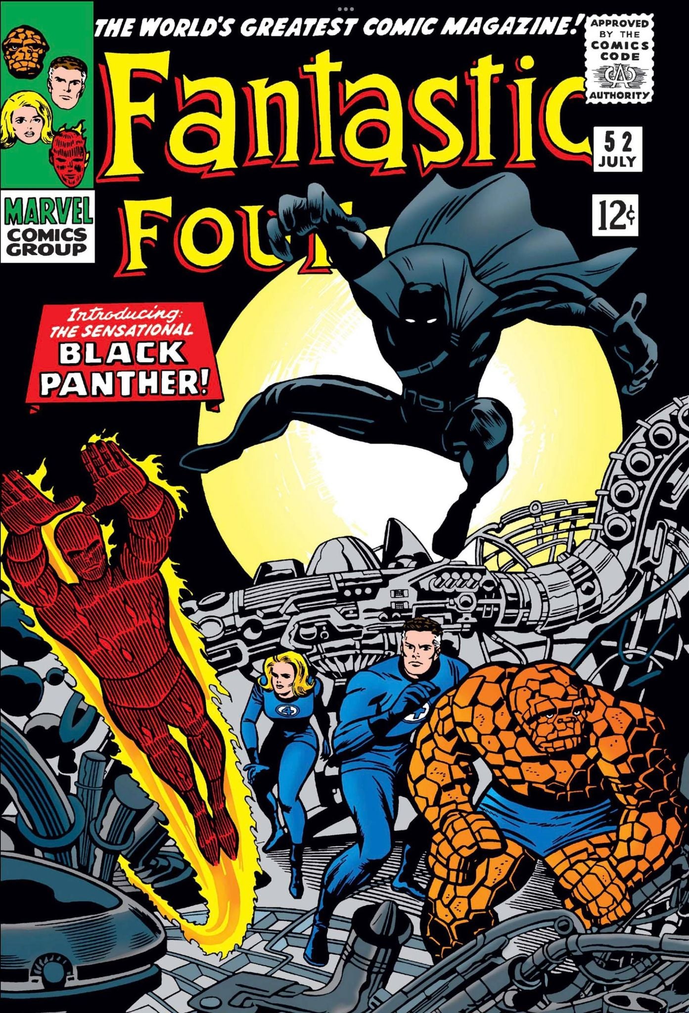 Fantastic Four #52, the first appearance of Black Panther
