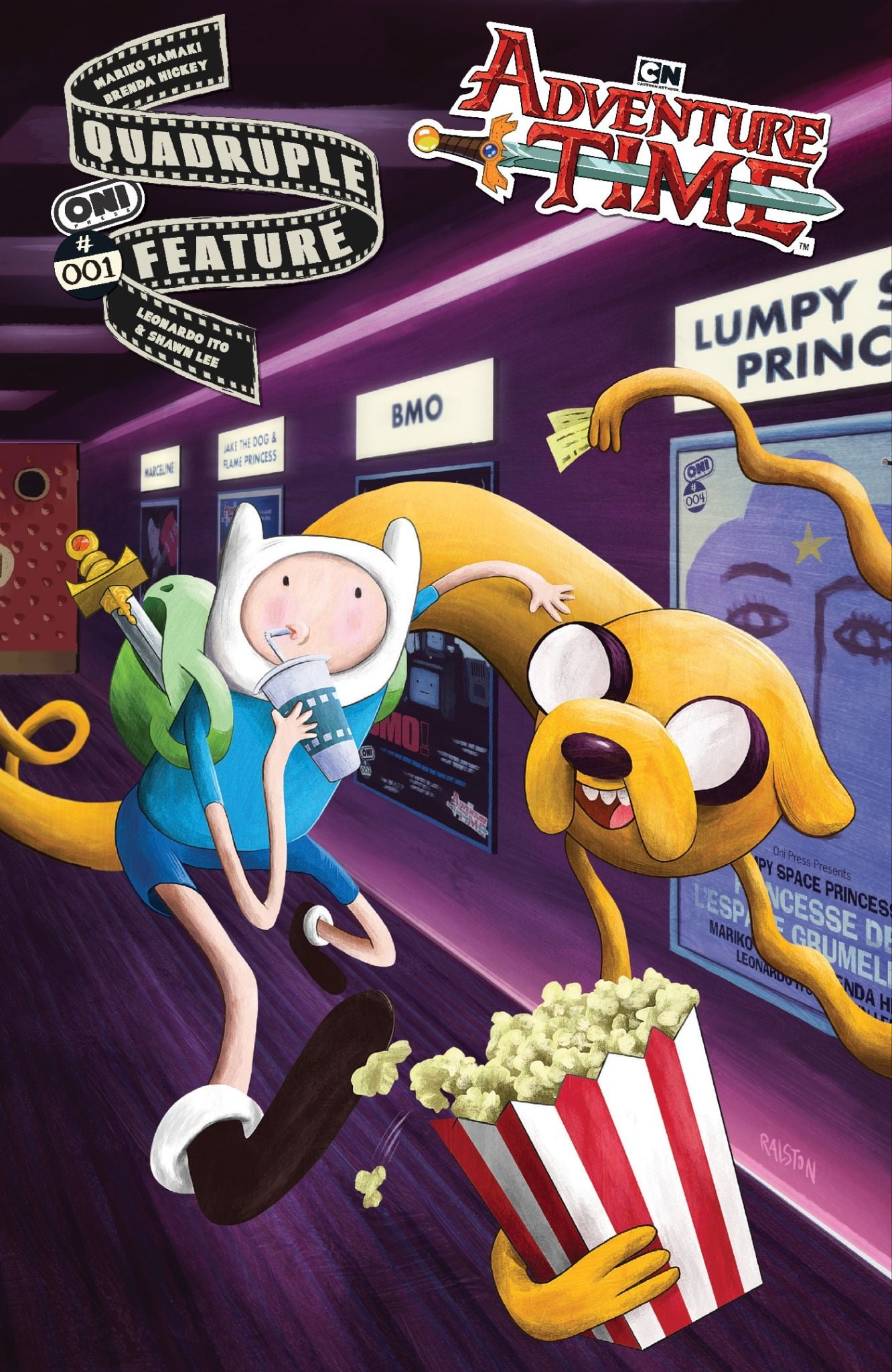 Adventure Time: Quadruple Feature #1 SDCC exclusive variant cover