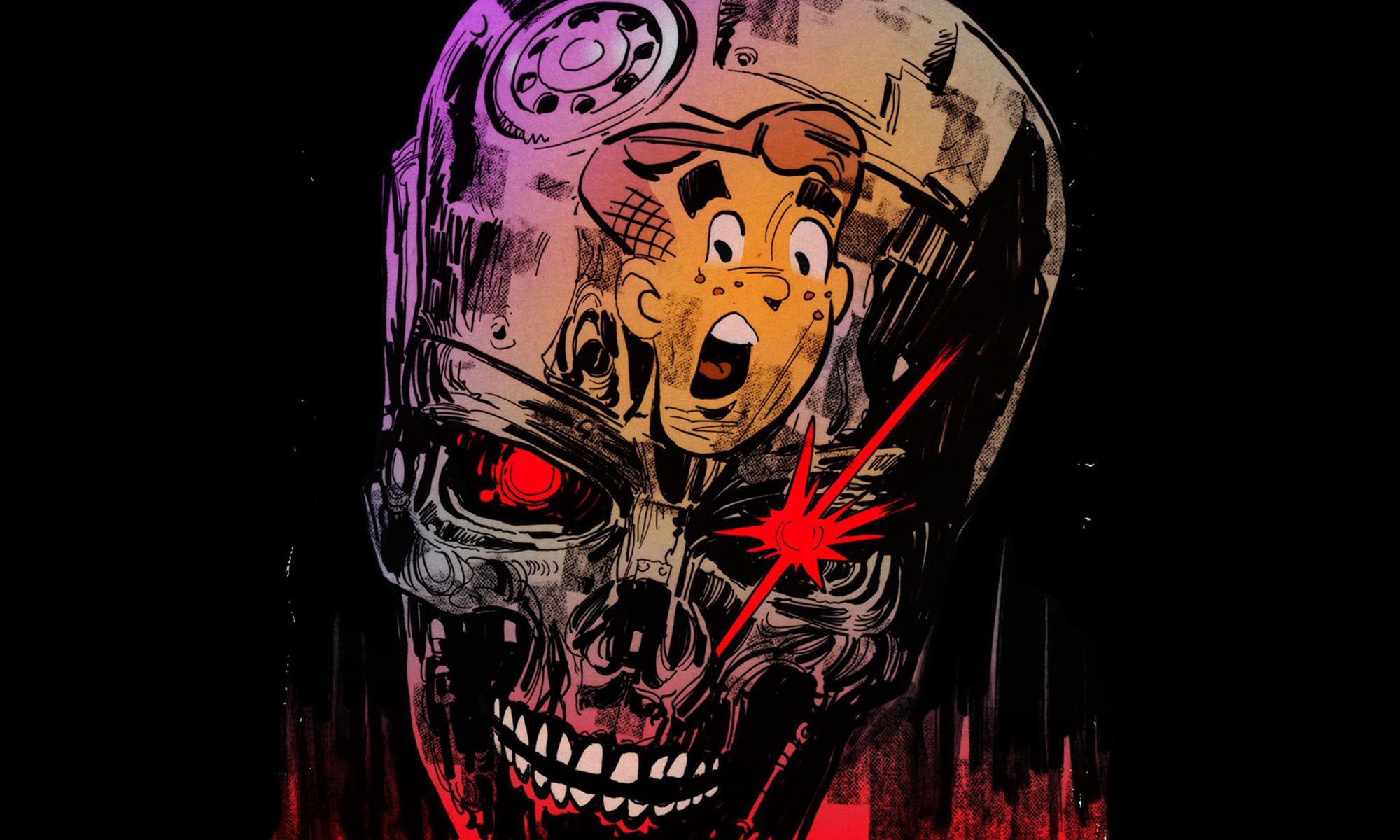 Archie vs. The Terminator #1 variant cover excerpt