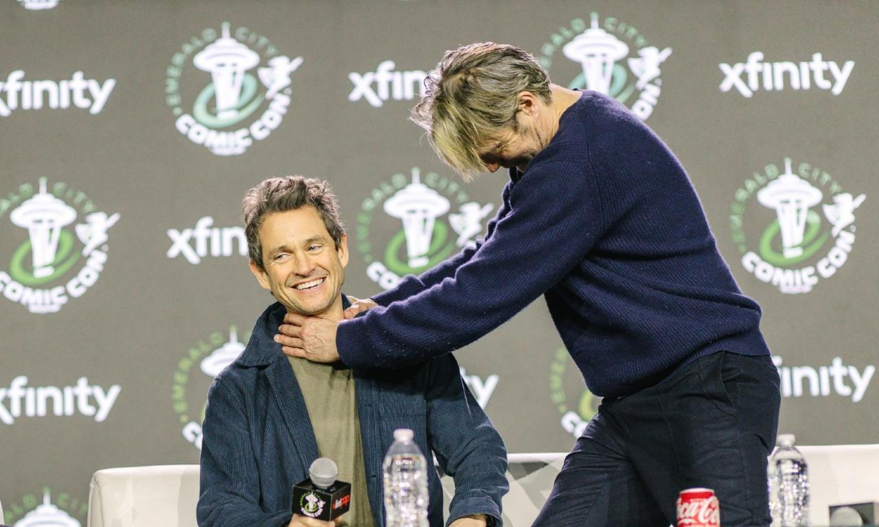 Hugh Dancy and Mads Mikkelsen at Emerald City Comic Con 2025