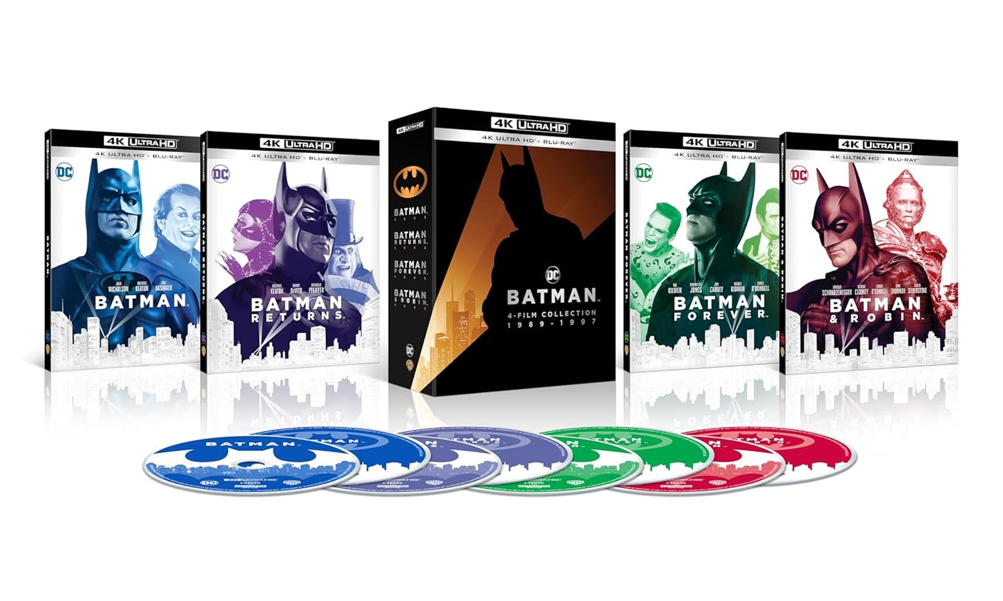 Batman 4K 1989-1997 film collection