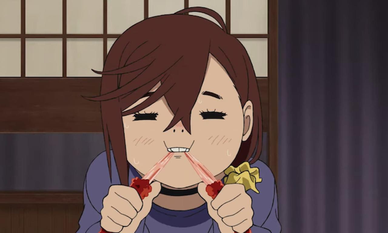 Dan Da Dan Episode 4 Screenshot Momo Eating