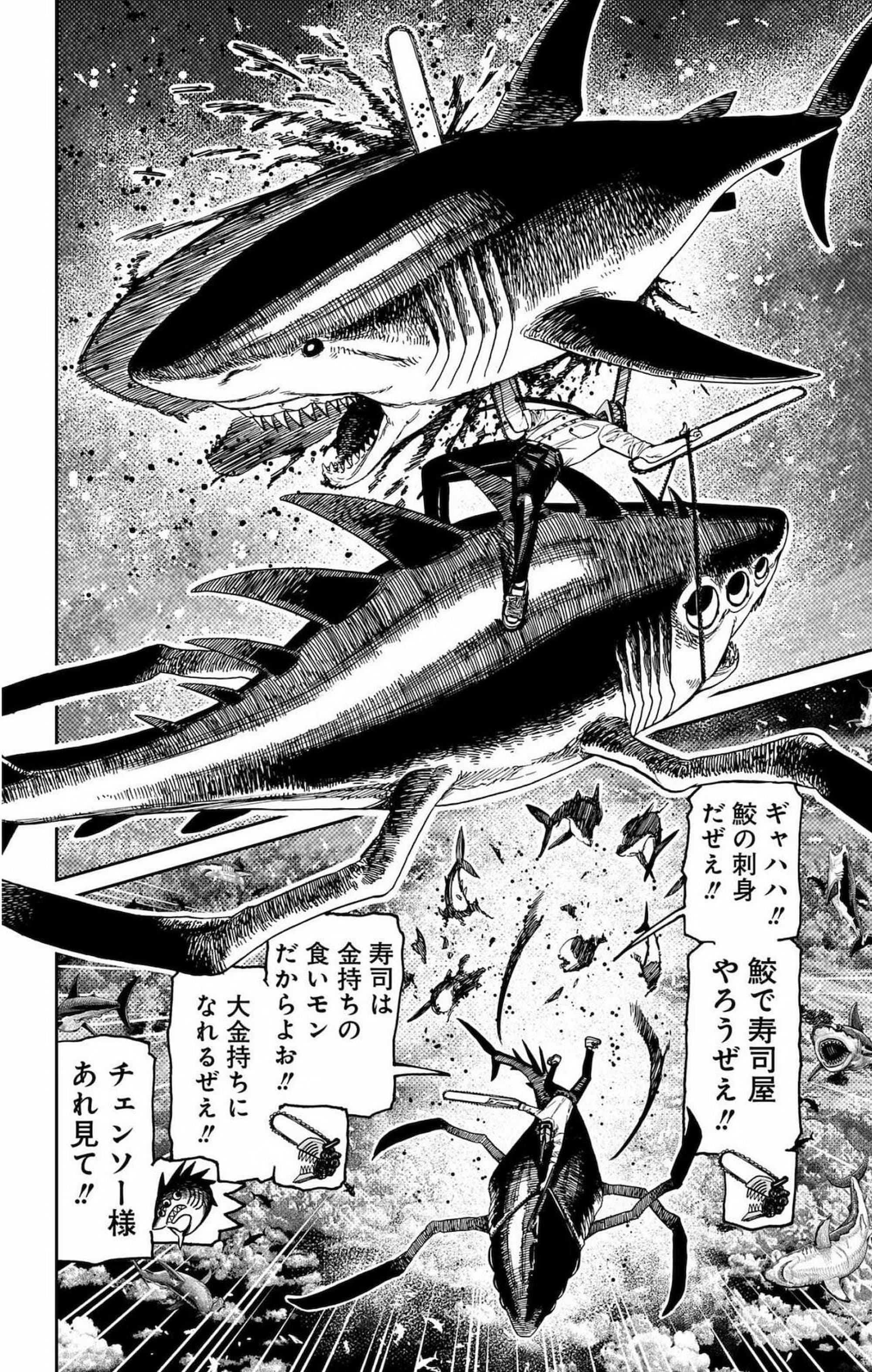 Dandadan Volume 23 Bonus Chapter Chainsaw Man Fight