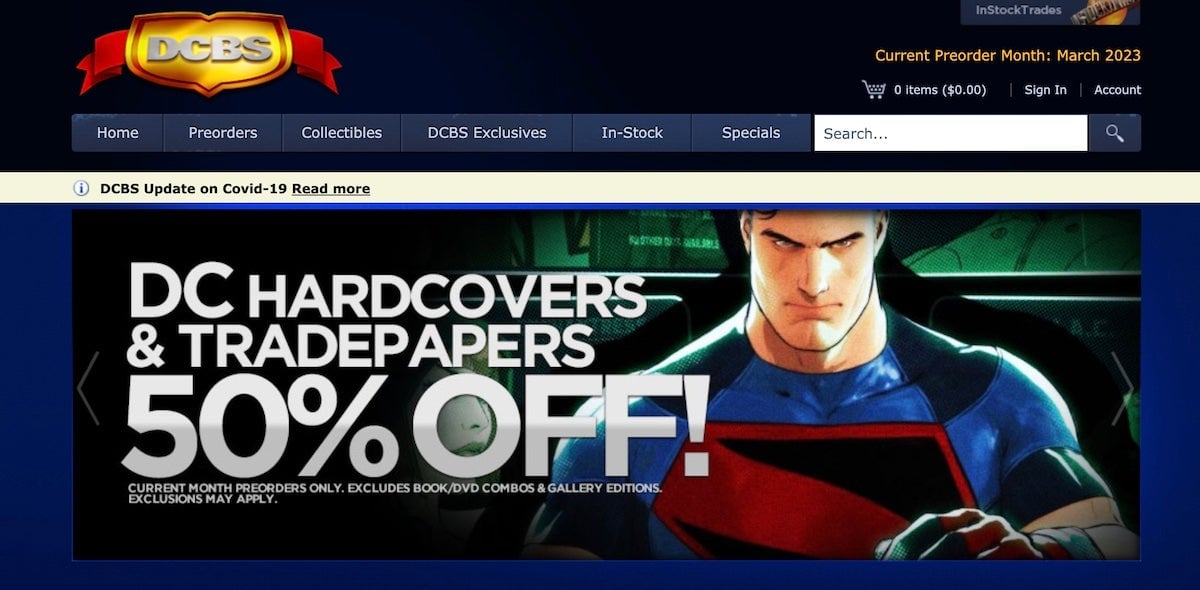 DCBS front page