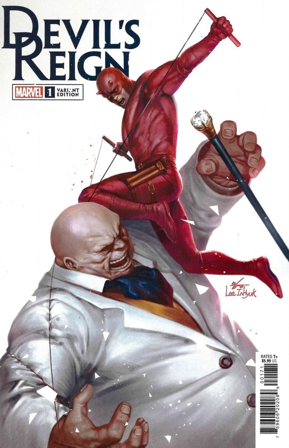 Devil's Reign #1 1:25 variant cover by Lee Inhyuk