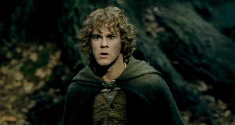 A still of Dominic Monaghan as Merry in Lord of the Rings.
