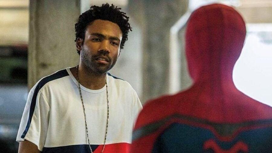 Donald Glover's Aaron Davis speaking to Spider-Man