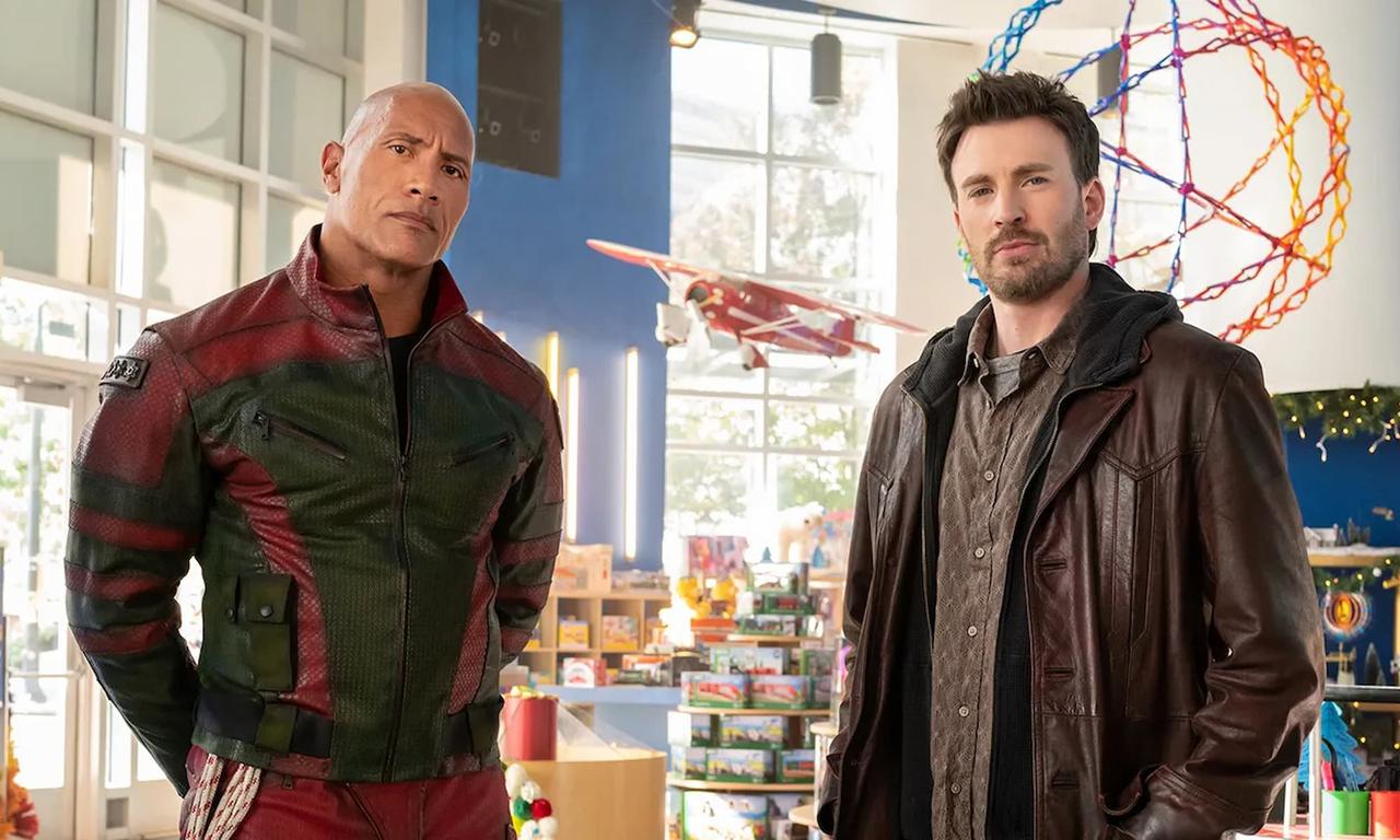 Dwayne Johnson And Chris Evans In Red One