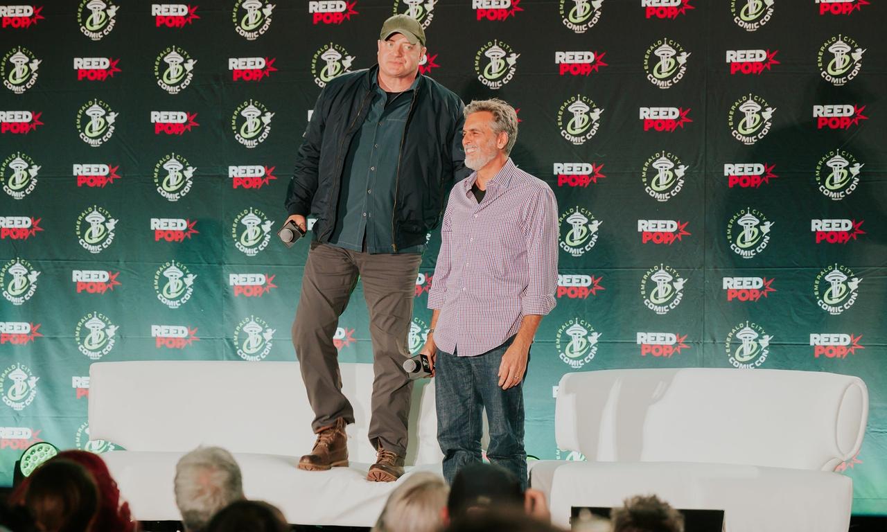 Brendan Fraser and Oded Fehr