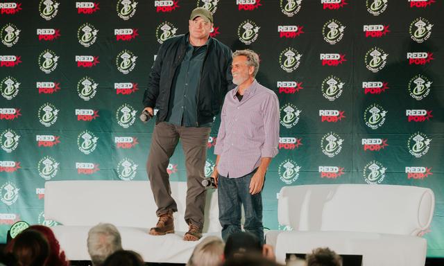 Brendan Fraser and Oded Fehr