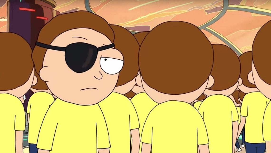 Evil Morty in season 1 of Rick and Morty