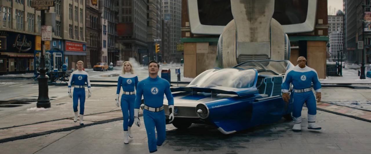 A still from The Fantastic Four: First Steps trailer