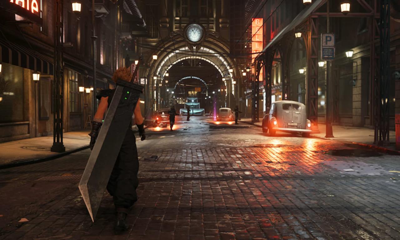 Final Fantasy VII Remake Cloud Walking