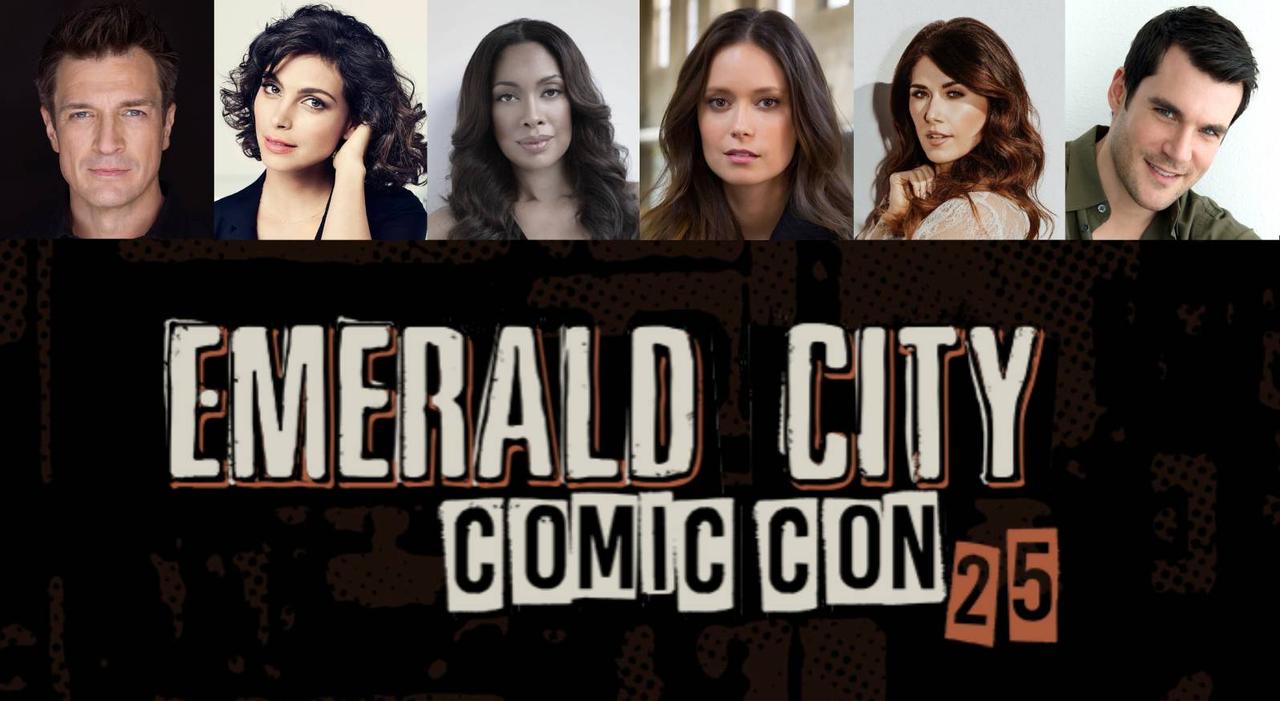 Firefly Emerald City Comic Con Nathan Fillion, Morena Baccarin, Gina Torres, Summer Glau, Jewel Staite, Sean Maher
