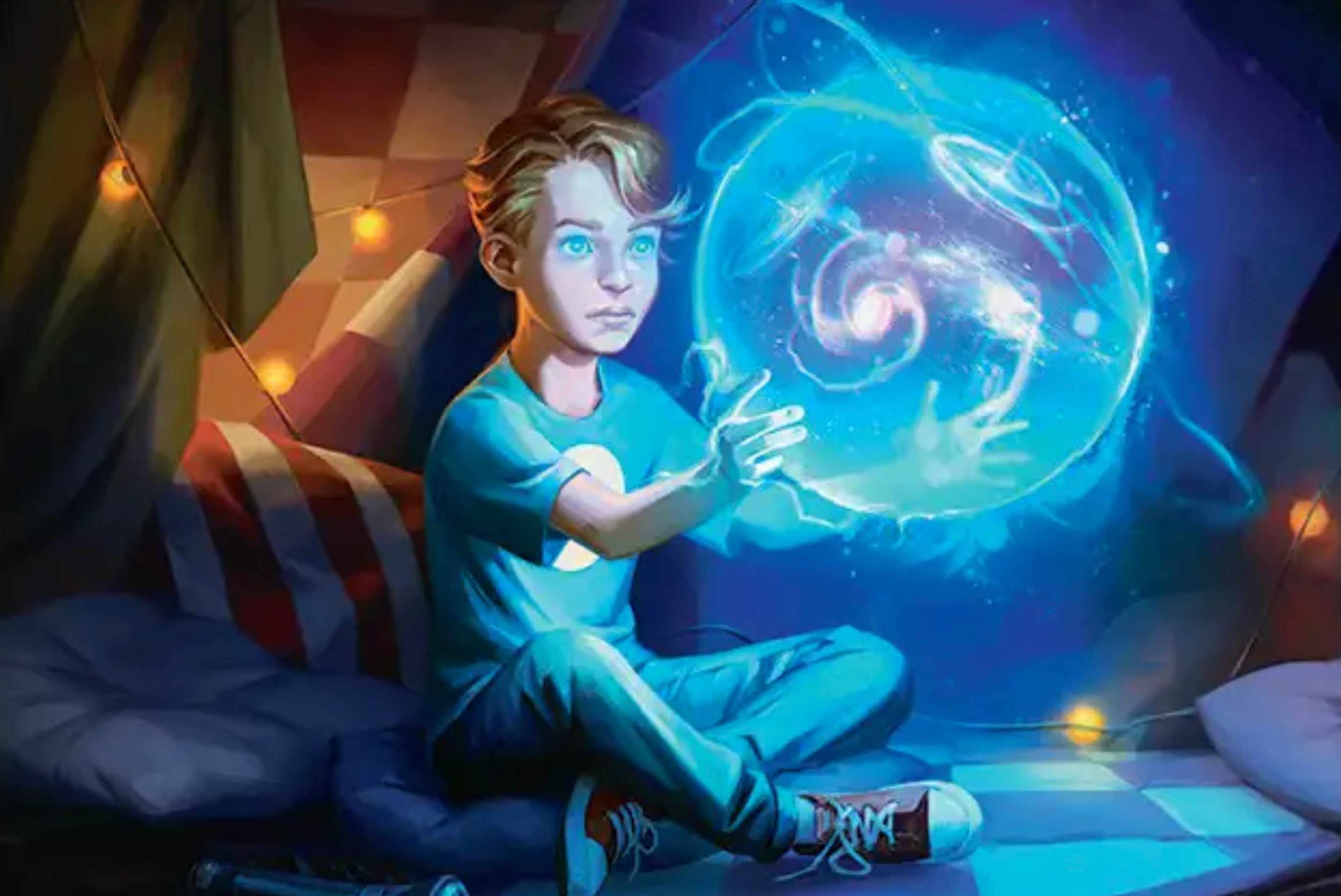 The art for Franklin Richards, Ascendant from Magic: The Gathering x Marvel Super Heroes