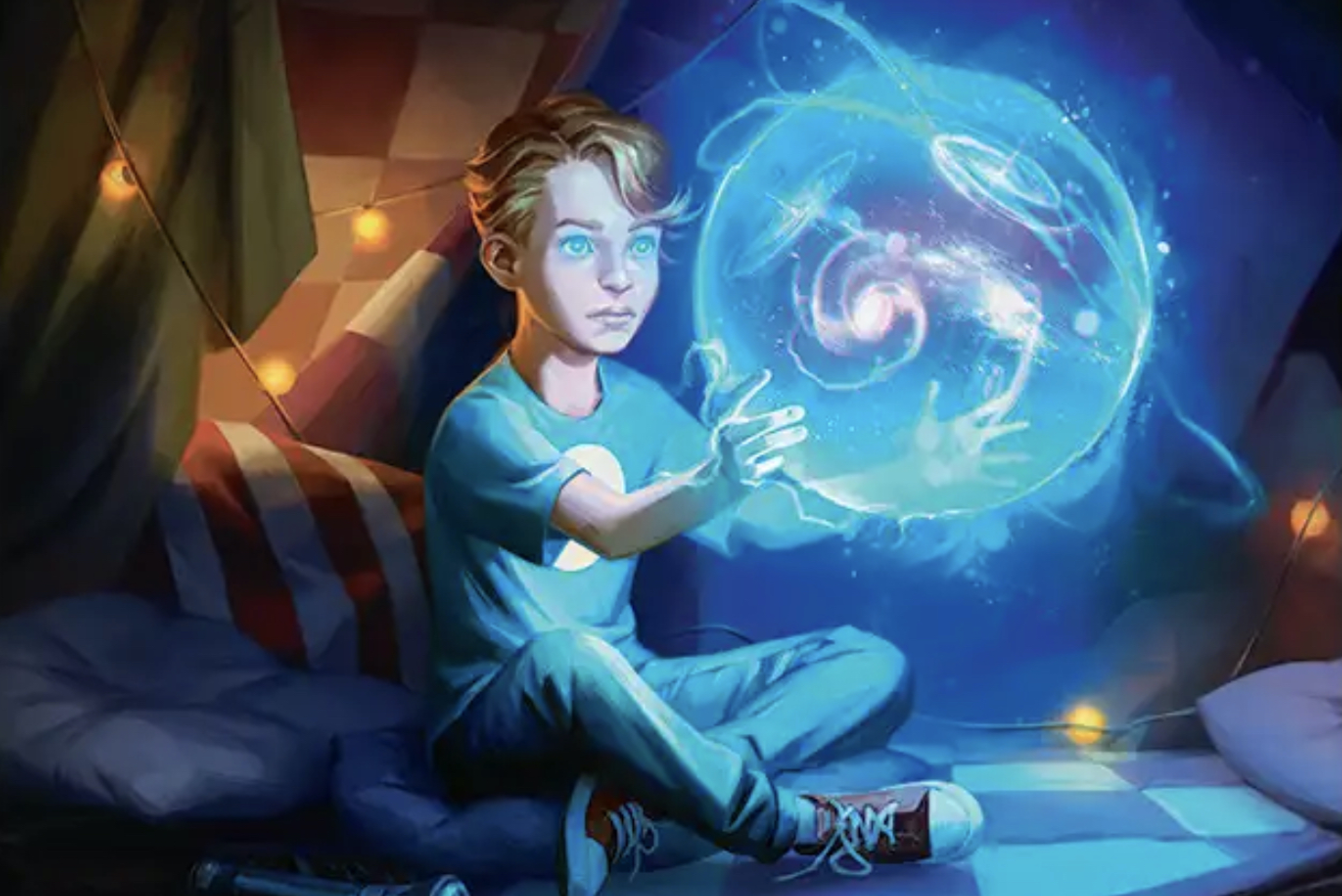 The art for Franklin Richards, Ascendant from Magic: The Gathering x Marvel Super Heroes