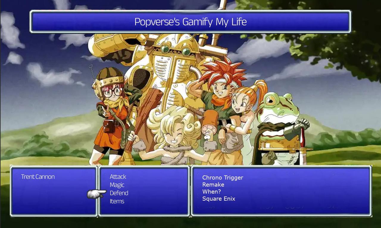 Gamify My Life Chrono Trigger Remake header