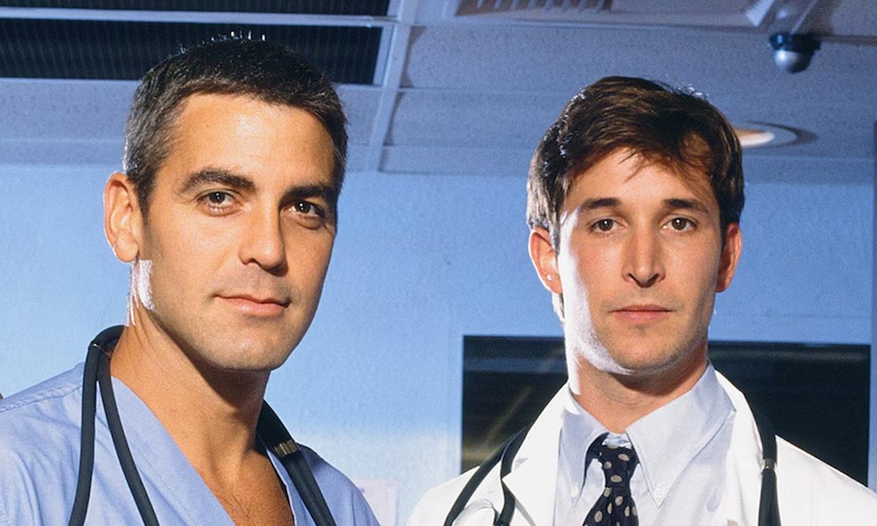 George Clooney And Noah Wyle In ER