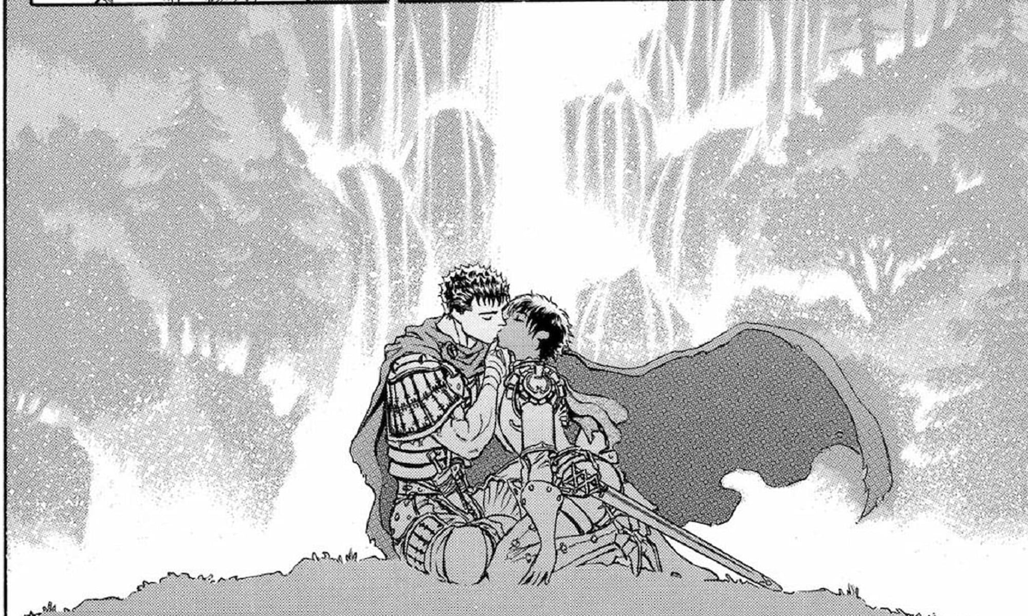Guts And Casca Kissing Berserk
