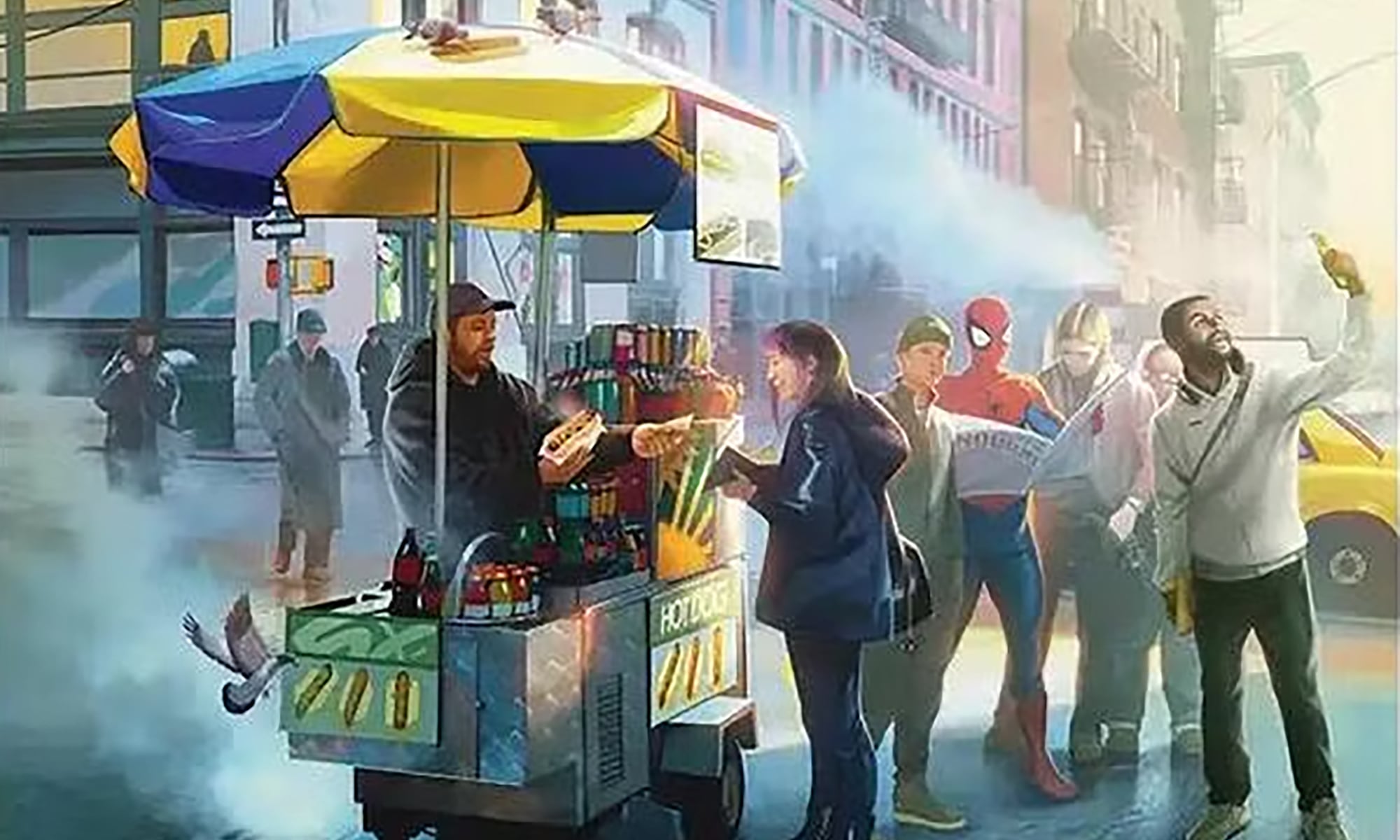 Hot Dog Cart card graphic