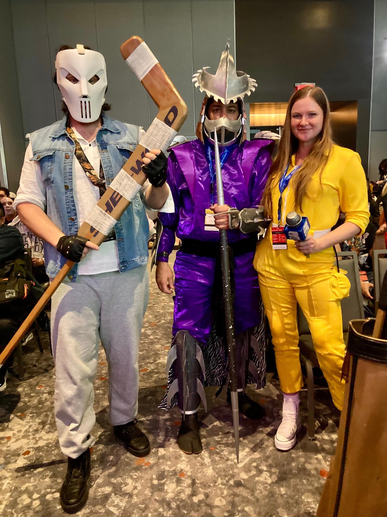 An image of TMNT cosplayers at NYCC