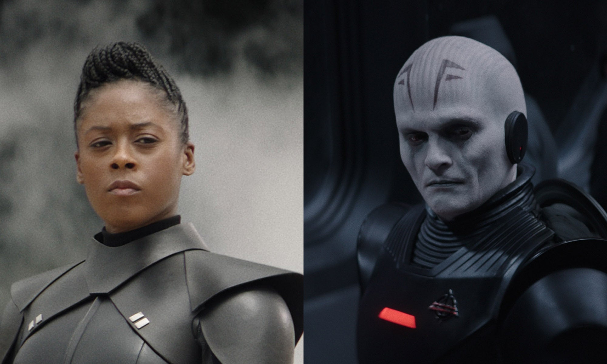 Moses Ingram and Rupert Friend from Obi-Wan Kenobi