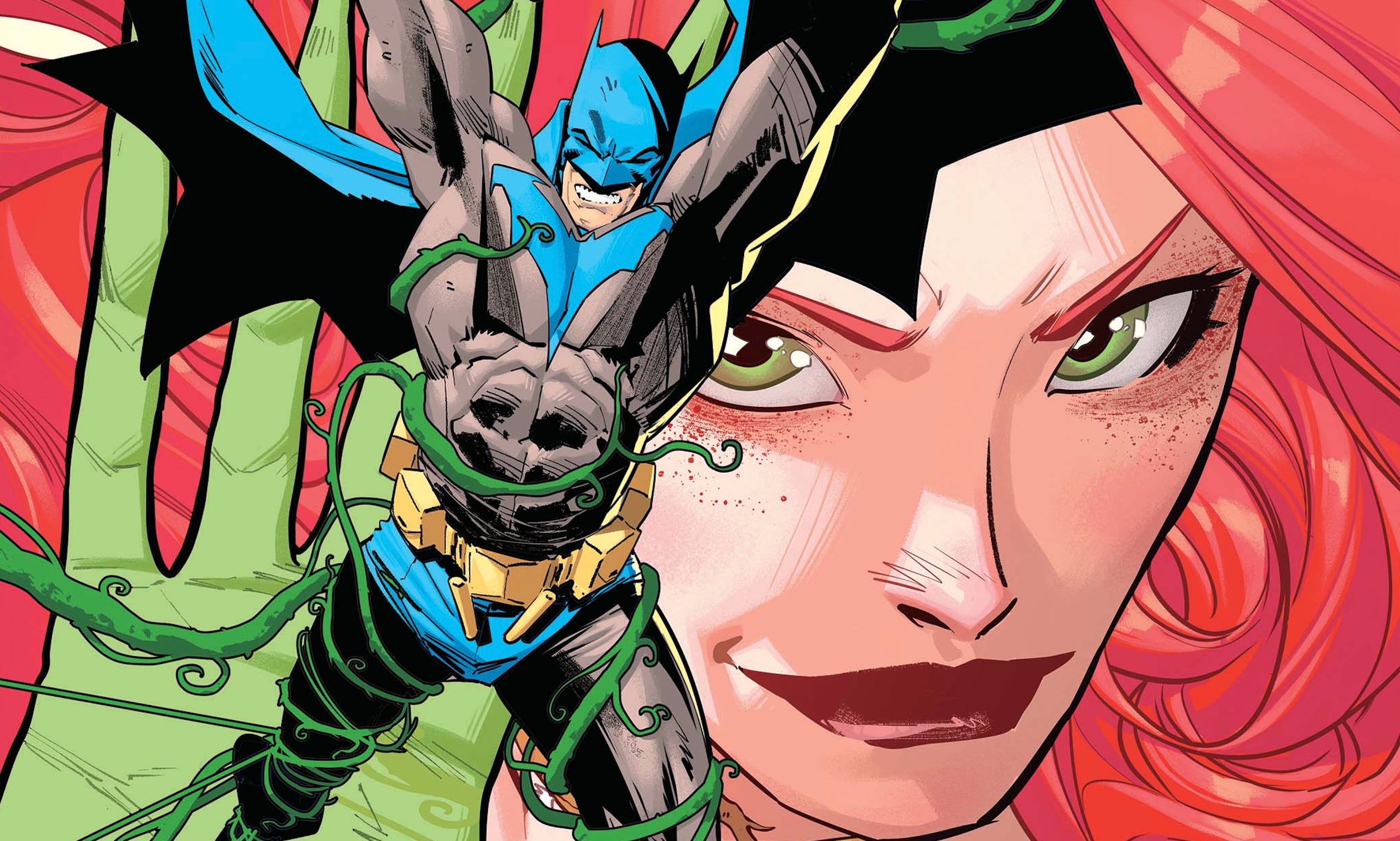 The variant cover by Jorge Jiménez and Tomeu Morey for Batman: Bad Seeds - Sunset #1