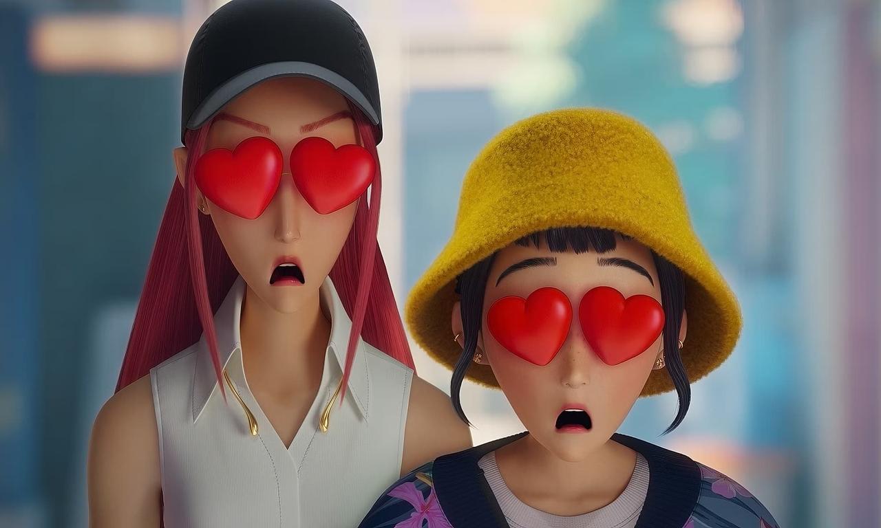 Kpop Demon Hunters Mira And Zoey Heart Eyes
