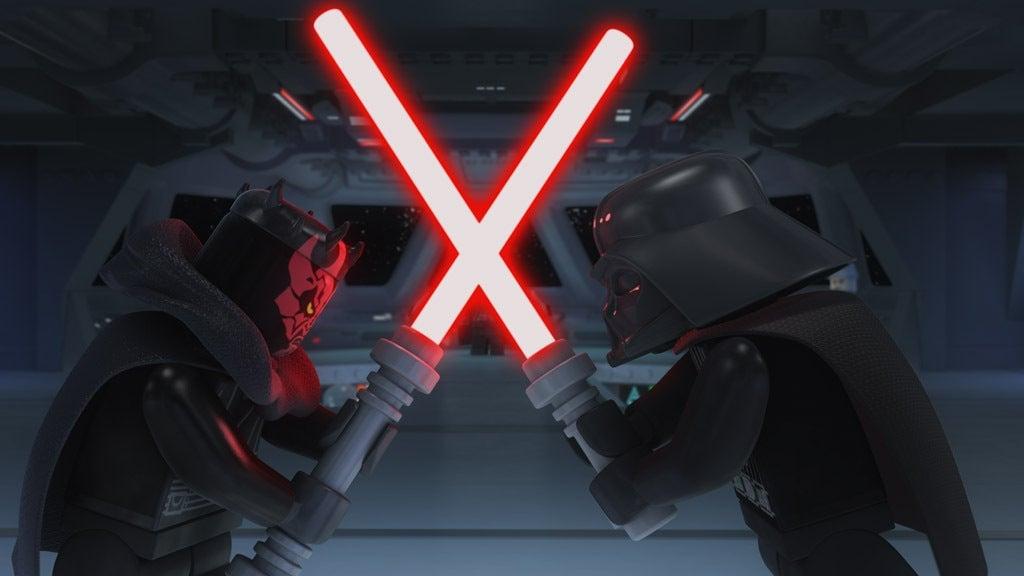 A still from LEGO Star Wars: The Empire Strikes Out