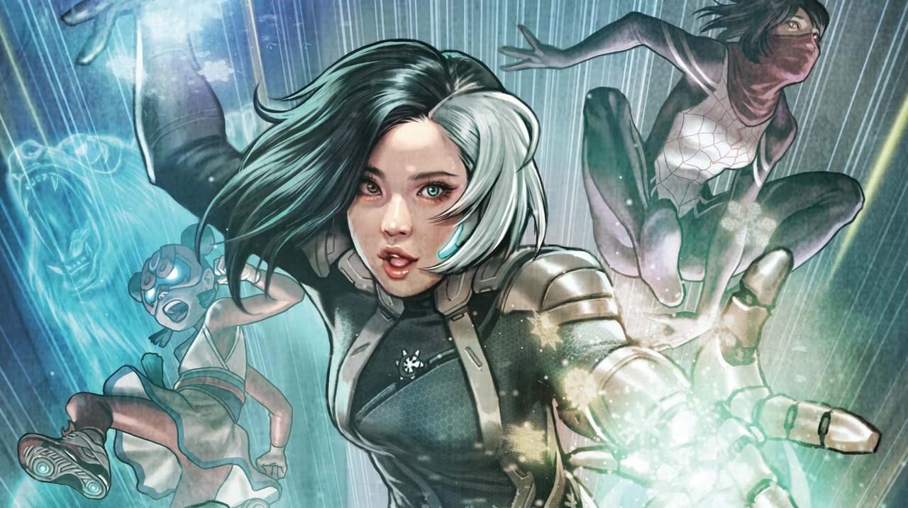 Luna Snow on the variant cover of Agents of Atlas #3