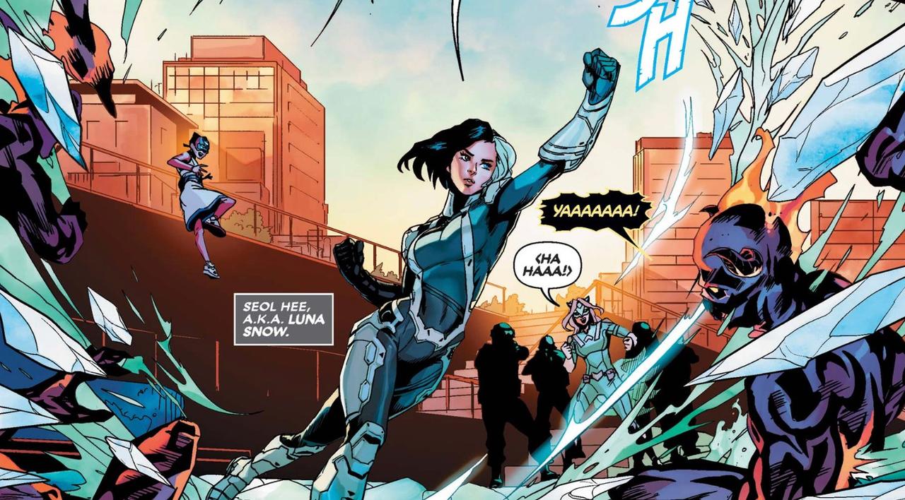 Luna Snow in War of the Realms: New Agents of Atlas #1