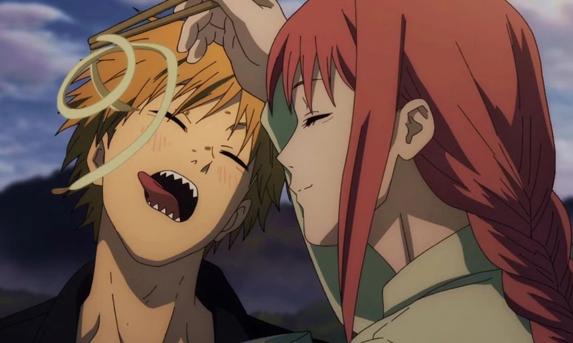 Makima Feeding Denji In Chainsaw Man