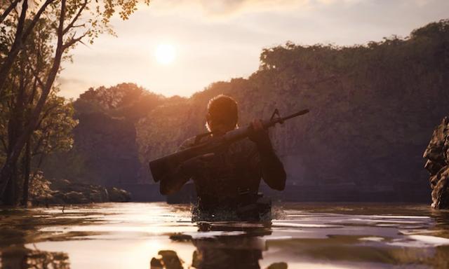 Metal Gear Solid Delta Walking In Water