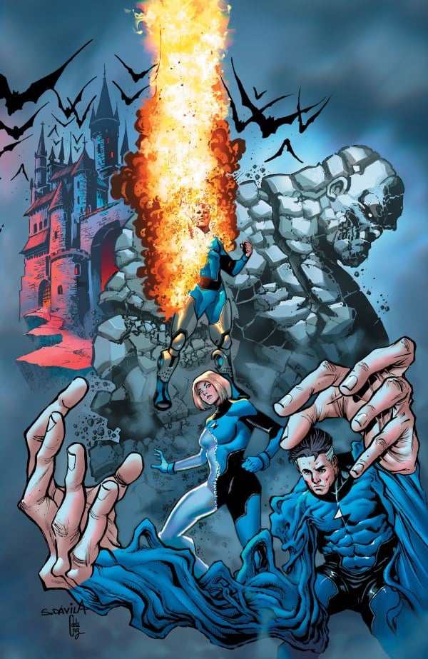 Midnight Fantastic Four #1 variant cover