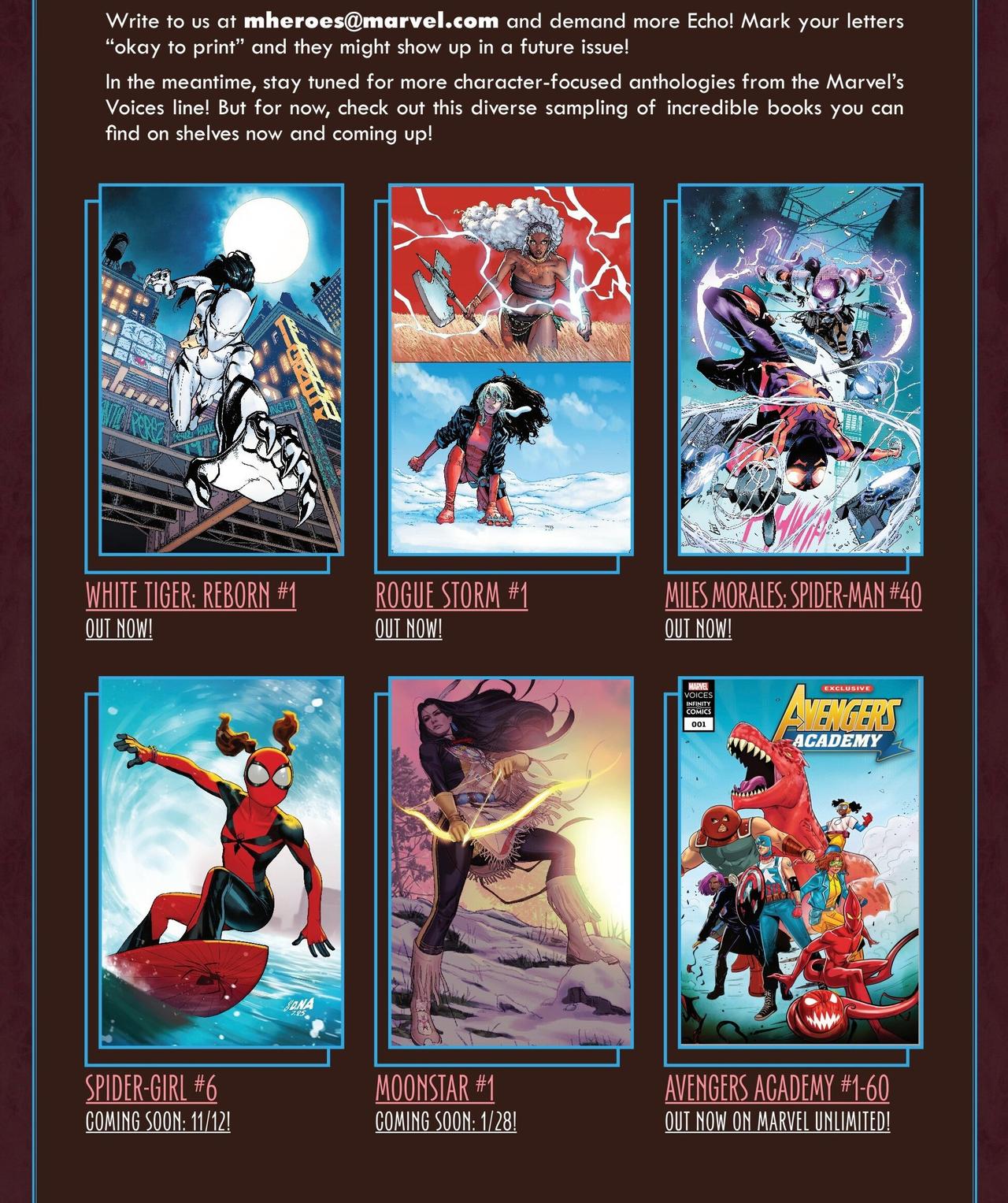 An ad from Marvel Comics featuring Moonstar #1